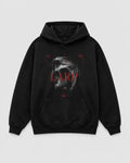LARP Angel Hoodie Black Red front