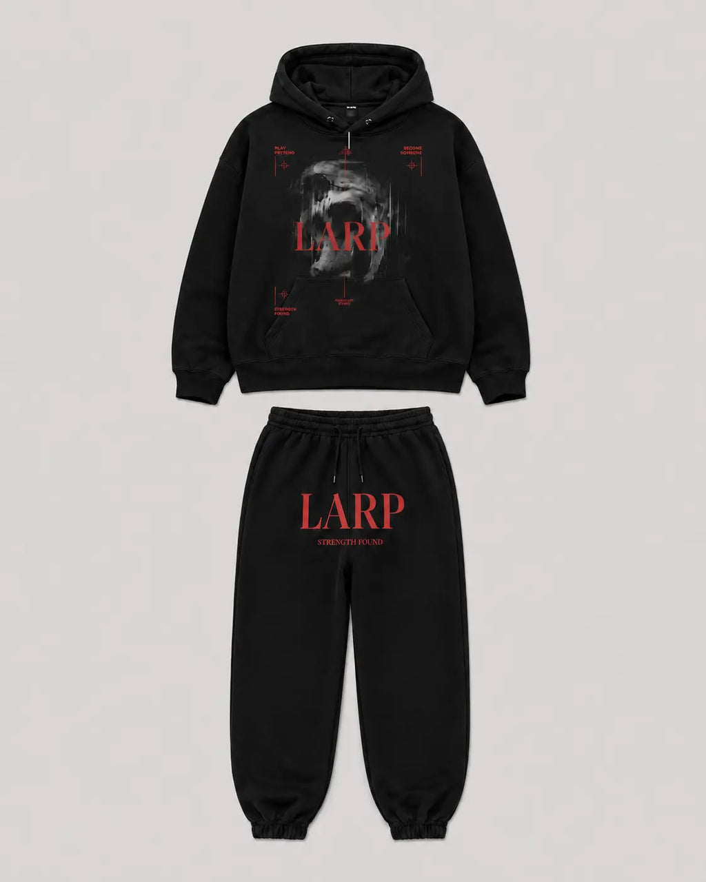 LARP Angel Set Black Red front