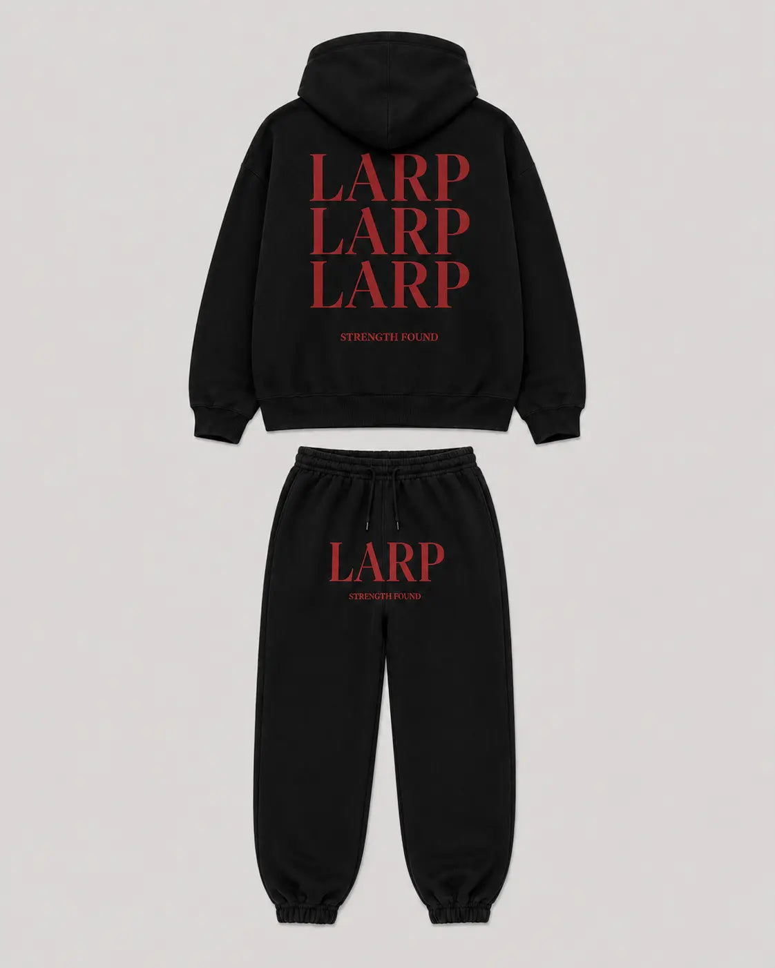 LARP Angel Set Black Red back