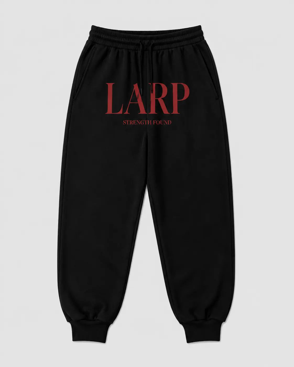 LARP Sweatpants Black Red