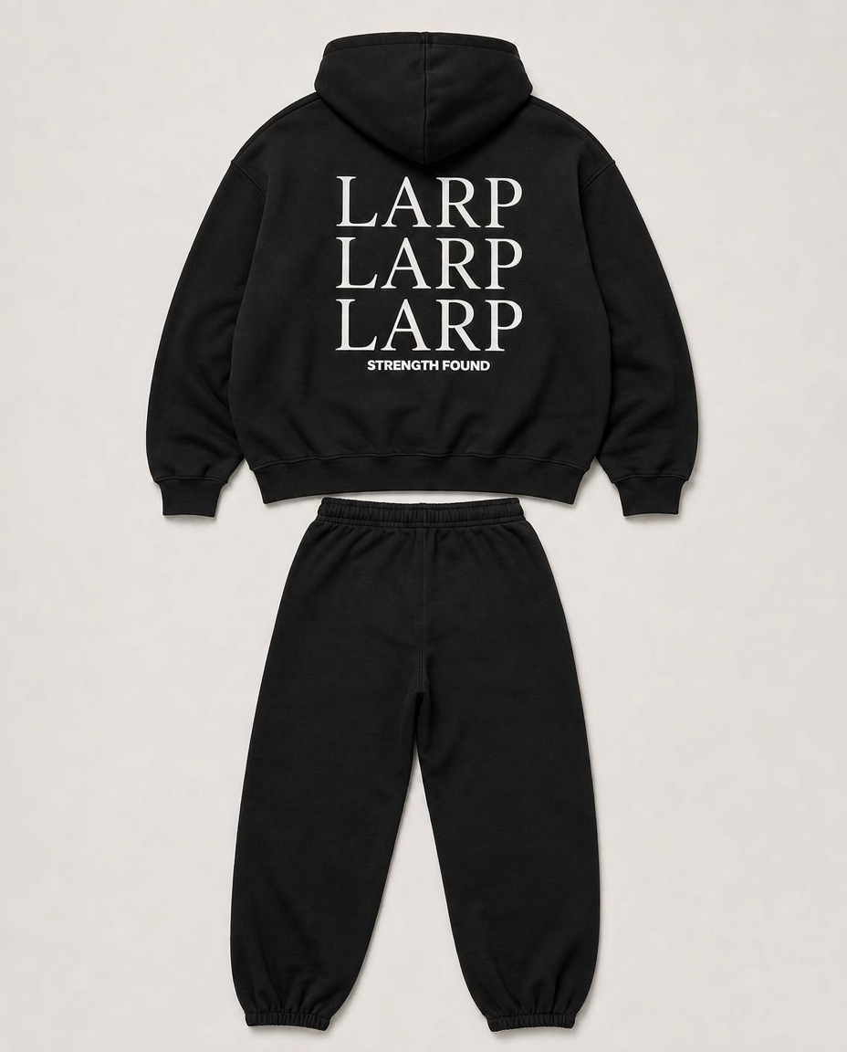 LARP Angel Set Black White back