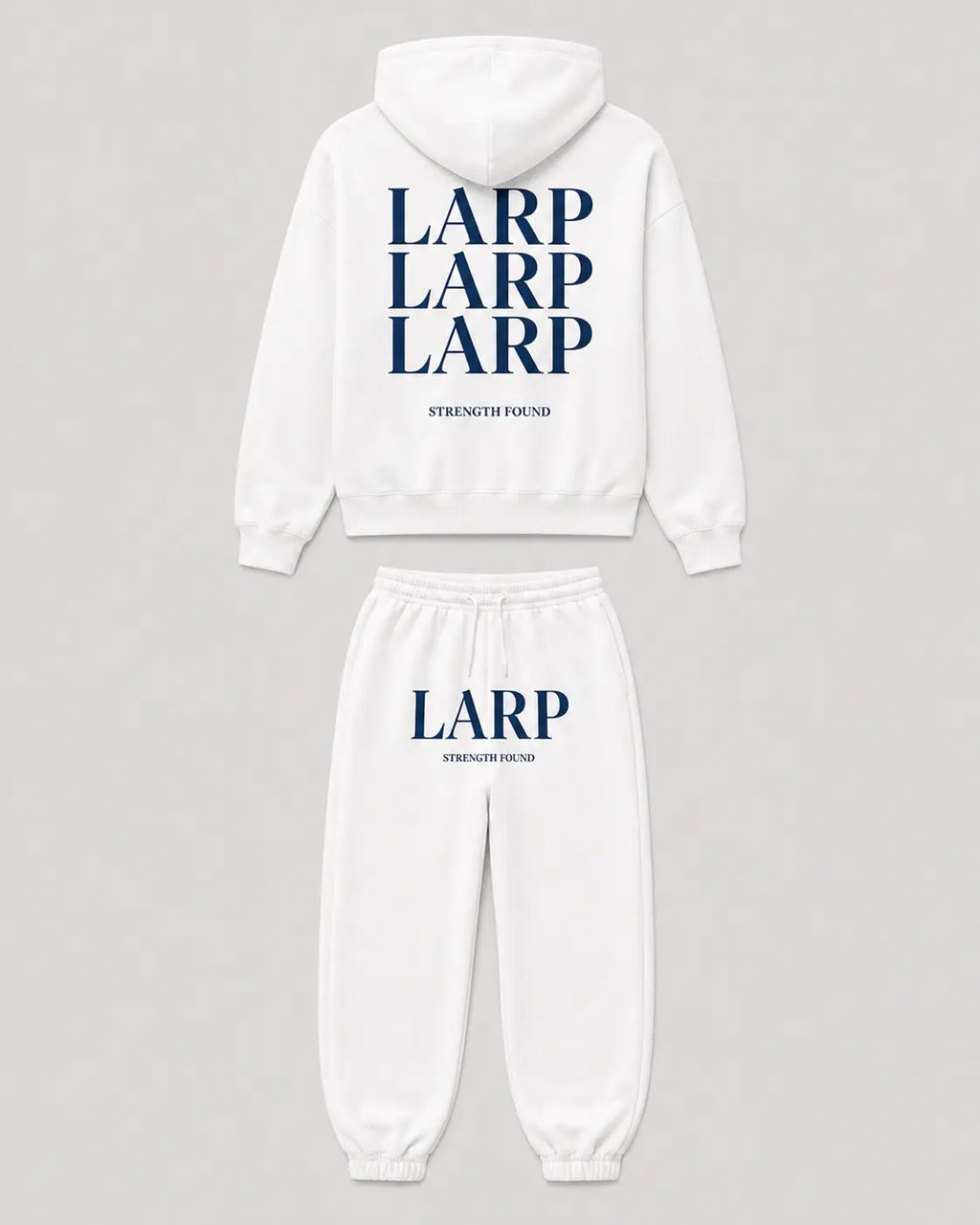 LARP Angel Set White Navy back