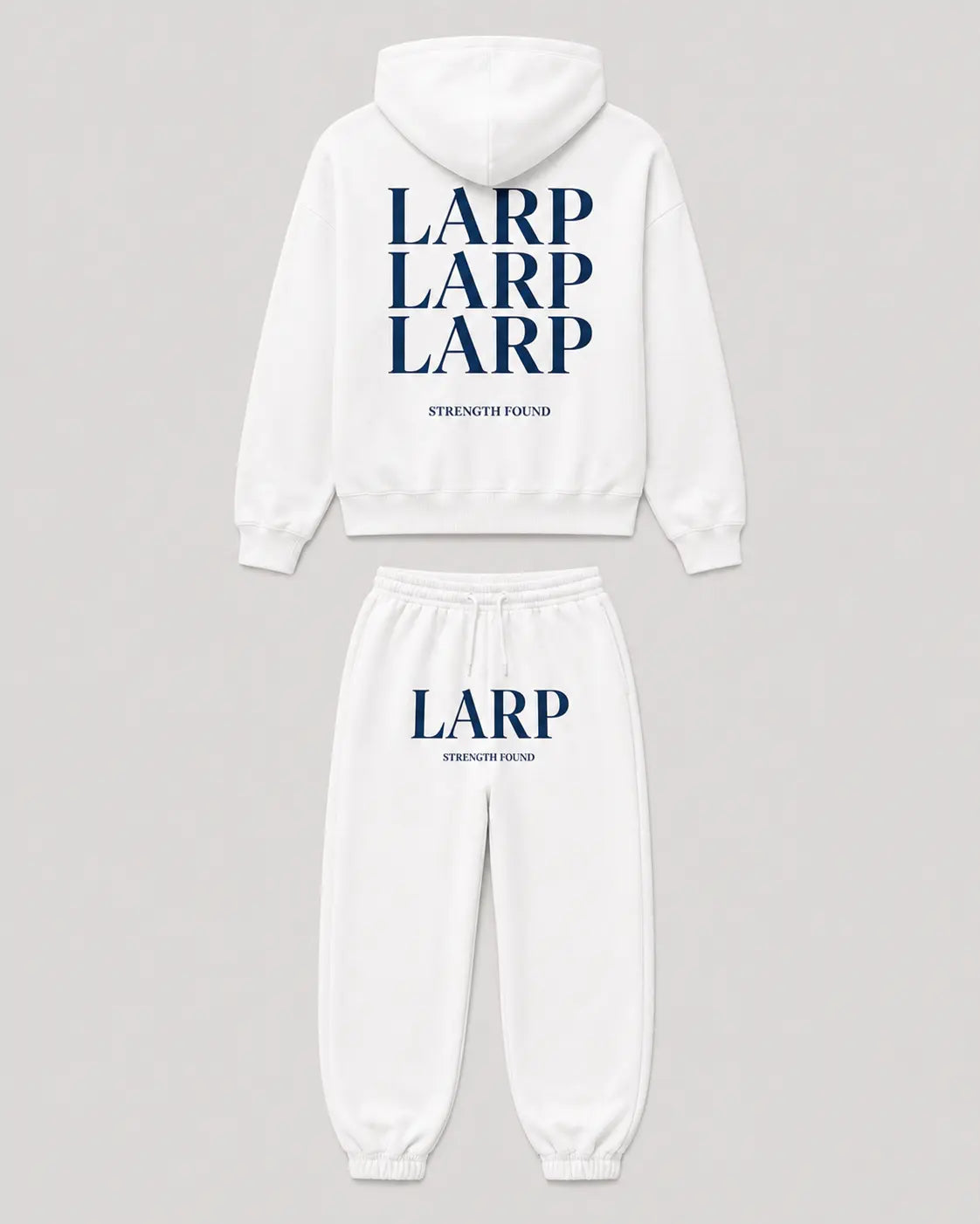 LARP Angel Set White Navy back