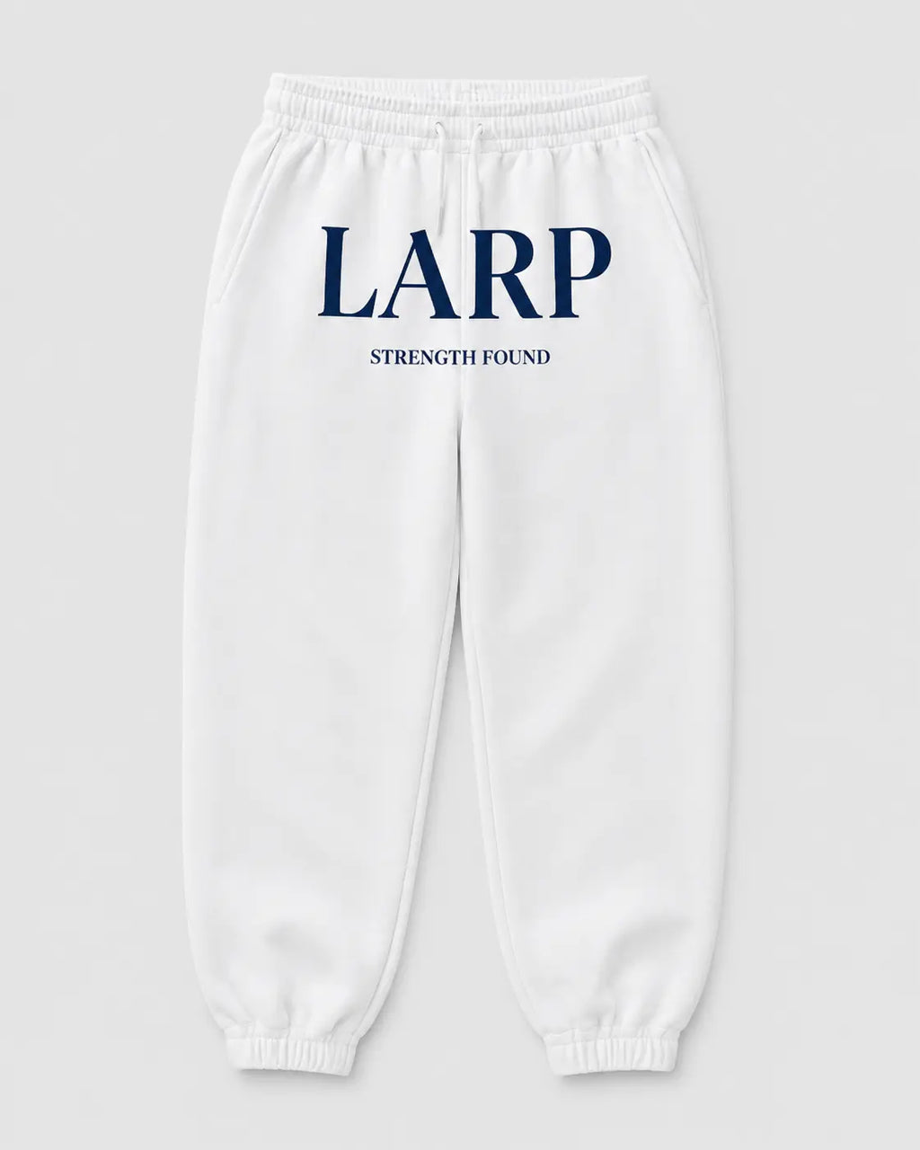 LARP Sweatpants White Navy