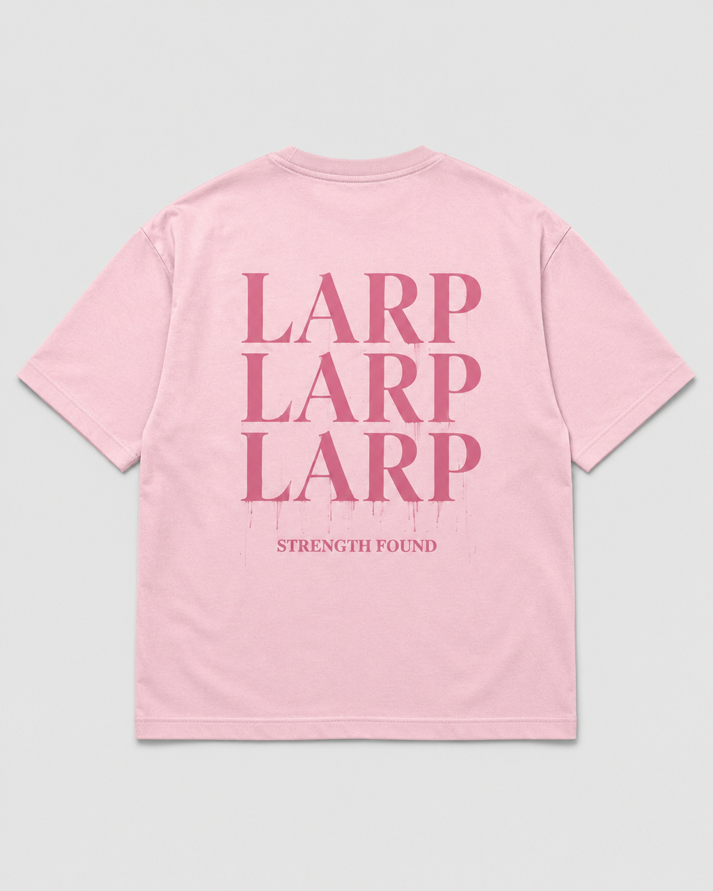 LARP Angel Tee Pink back