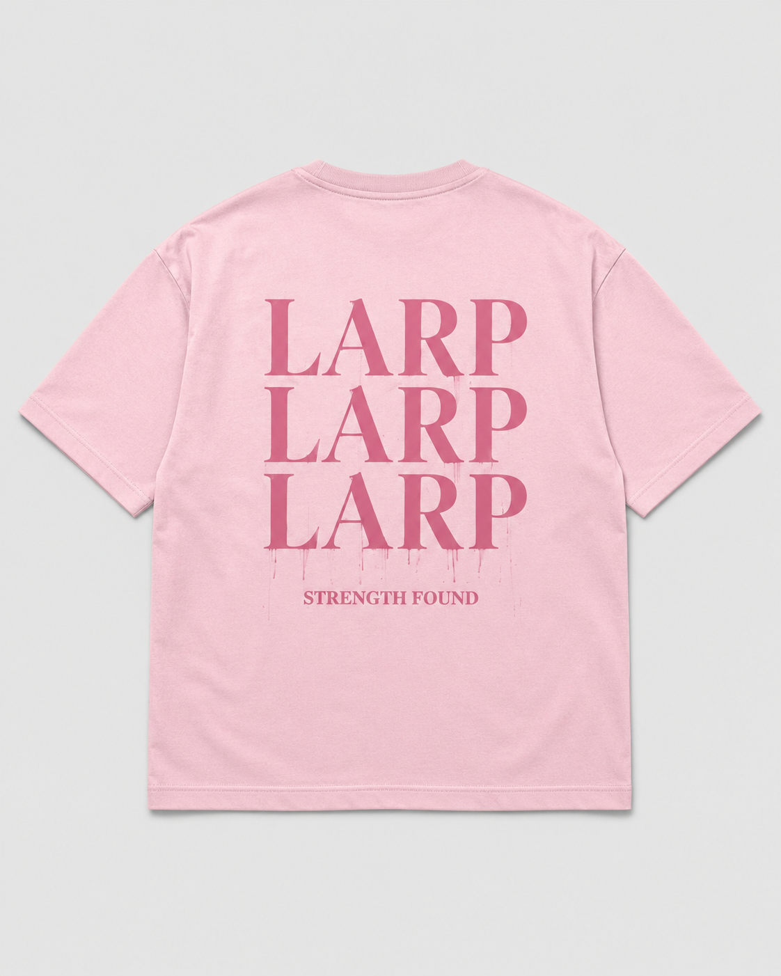 LARP Angel Tee Pink back